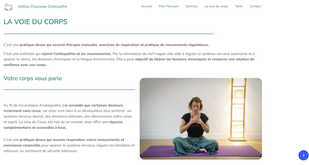 Pagina web solnechauveau.com